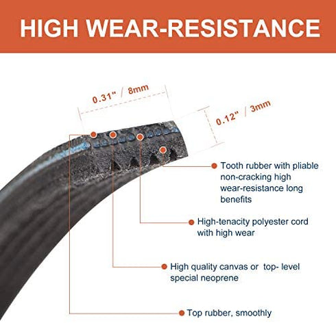 5ph2337 Dryer Belt For Samsung Dryer Belt 6602-001655,AP4373659, PS4133825