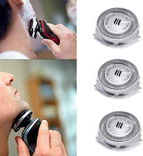 Centtechi Replacement Shaver Heads for Norelco Philips SH50, Electric Shaving Head 5000 Series Shavers Rotary Blades for Men Double Layers Trimmer Razor Accessories