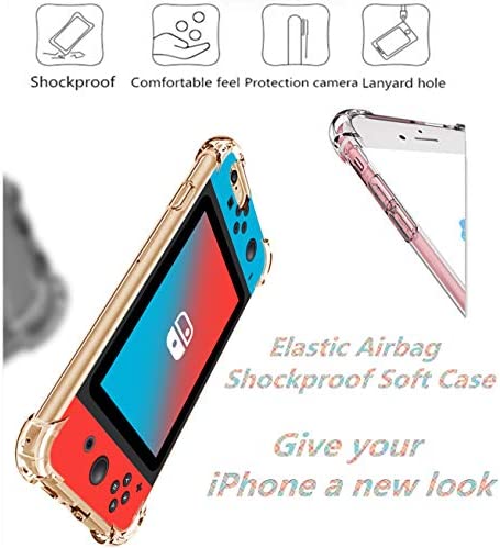 Coralogo for iPhone SE 2022/2020/7/8 TPU Case, Cute Cartoon Funny Design Stylish Slim Clear Fashion Fun Cool Bumper Cover Teens Kids Girls Boys Cases for iPhone SE 2022/2020/7/8 4.7" Blue Games