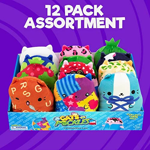 Cats vs Pickles - Pickle Maki - Chonk - 6" Amazon Exclusive Bean Filled Gold Wave Plushies! Collect These as Stocking Stuffers, Fidget Toys, or Sensory Toys - Great for Kids, Boys, & Girls!