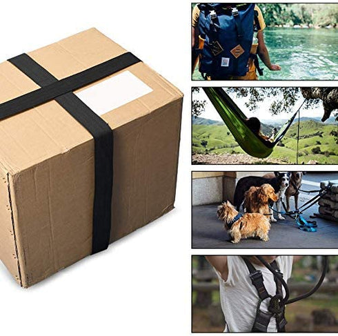 JIAKAI Nylon Heavy Duty Webbing Strap?Polypropylene Heavy Straps for Bags, Hammocks, Outdoor Climbing and DIY Making Luggage Strap, Pet Collar, Backpack Repairing