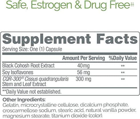 Estroven Weight Management for Menopause Relief, Helps Reduce Hot Flashes and Night Sweats, Helps Manage Weight, 60 Count