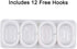 CHICHIC 71x71 Inch Shower Curtain for Bathroom Shower Curtain Set Fabric Shower Curtain with Hooks Thickening Waterproof Bathroom Decorations Tropical Leaves Shower Curtain