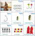 XYZsundy 90PCS Fishing Lures Kit Set Including Fishing Stuff Tackle Box Accessories Hooks, Worms, jigs, Fishing Bait for bass, Crappie ,Trout,Fishing Gifts for Men.