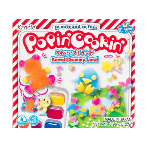 Kracie Popin' Cookin' Diy Candy Kit - 3 Pack Variety Pack Gummy Land Sushi Donut Making Cooking Assortment Set for Kids by Unha's Asian Snack Box