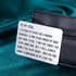 Son Wallet Insert Card Christmas Birthday Gifts for Sons Teen Boy Graduation Gifts from Mom To My Son Adult Gifts for Him Men Stepson Deployment Valentine Present Stocking Stuffer from Step Mom
