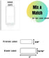 Light Switch Label Sticker Clear Transparent with Text. for Home, Kitchen, Bathroom, Office School Use. 248 Clear Labels (Includes Blank Labels)