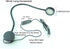 QUANS 3 Color Changeable 10 Level Dimmable Flexible Gooseneck Wall Mount Mounted Bedside Reading LED Light Lamp with USB Port (3 Color 10-Level (Black))