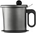 Bacon Grease Container-1.7L Oil Pot with Fine Mesh Strainer, Stainless Steel Grease Strainer, for Cooking Oil, Frying Oil (Gray)