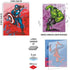 Batuba Design - Boys Wall Decor Poster Prints, Set of 4 FRAMELESS (8''x10''), Superhero room decor for boys, Superheroes poster, Superheroes Wall Art, Posters For Boys Room,