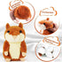 KIZZYEA Talking Hamster - Repeats What You Say Talking Hamsters - Interactive Stuffed Plush Animal Talking Toy, Early Educational Toy, Fun Gift for Boys & Girls