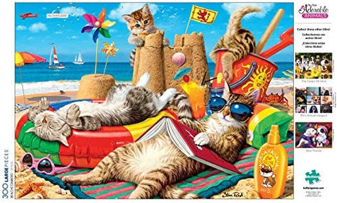 Buffalo Games - Beachcombers - 300 Large Piece Jigsaw Puzzle