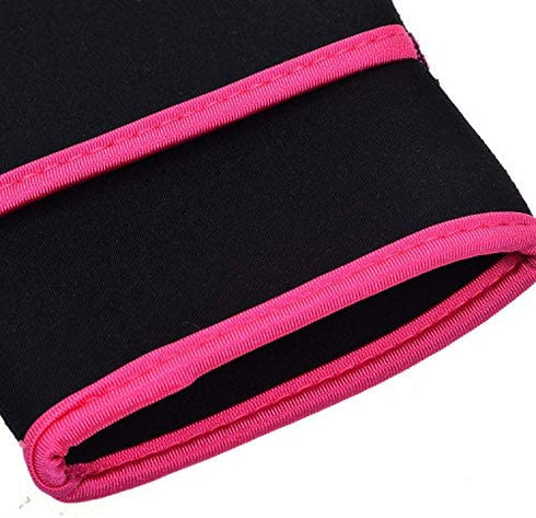 BCP Neoprene Curling Iron Holder Flat Iron Curling Wand Travel Cover Case Bag Pouch (Black)