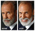 Godefroy Silver Fox Men's Silver And Gray Beard Brightener For Caucasian Hair Types, 3 Fluid Ounce