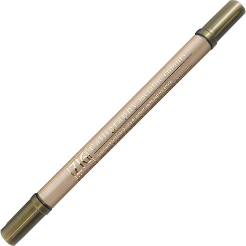 Kuretake Zig Memory System Twin Marker (Gold)
