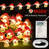 Mushroom Decor Lights 10 ft 40 LEDs Mushroom Lights Battery Powered Mushroom Night String Lights with 8 Lighting Modes Remote Timer for Bedroom Winter Christmas Party Decoration