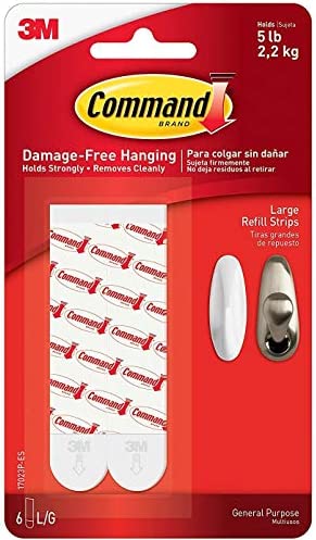 Command Mounting Refill Strips, Large, 12-Strip