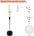 Firework Table Lamp Fairy Light 120 LED DIY Starburst Dandelion Battery Powered 8 Modes Lights with Remote Control for Banquet Party Home Garden Dinner Table Decoration Thanksgiving Christmas Wedding