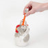 Bits and Pieces - Ceramic Chicken Measuring Spoons - Whimsical, and Practical Chicken Figurine with 4 Measuring Spoons - Adds Quirky Charm to Your Kitchen.