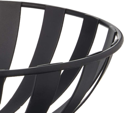 Spectrum Diversified Stripe Fruit Bowl, 1 EA, Black