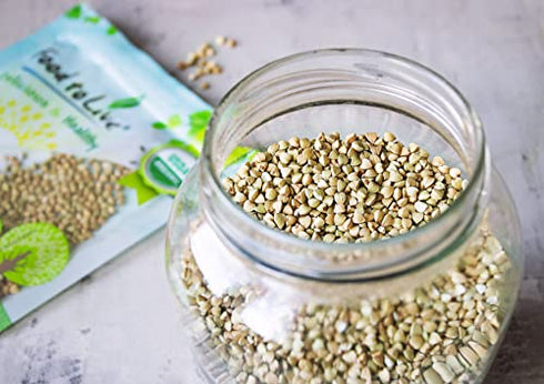 Organic Buckwheat Groats, 8 Ounces - Hulled, Non-GMO, Kosher, Raw, Vegan, Sirtfood, Bulk