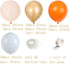 Orange with Gold Balloon Garland Arch Kit-Cream White Orange Gold Balloons for Wedding Decoration Baby Shower Decorations Birthday Party Decoration