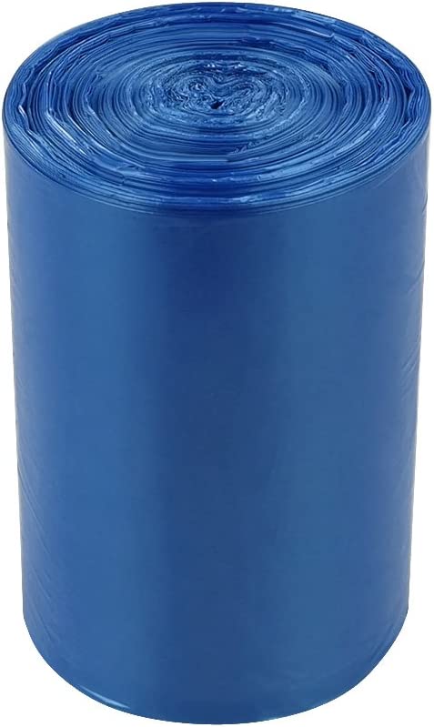 Hommp 5 Gallon Trash Bags, Blue Garbage Bags, 120 Counts