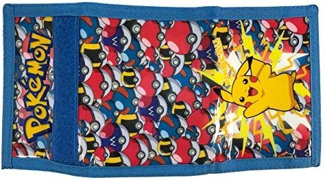 Pokemon Pikachu - Lightning Strike!- Coin & Card Tri-Fold Wallet