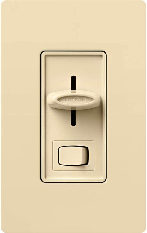 Lutron Skylark LED+ Dimmer Switch for Dimmable LED, Halogen and Incandescent Bulbs | Single-Pole or 3-Way | SCL-153P-IV | Ivory