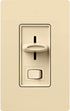 Lutron Skylark LED+ Dimmer Switch for Dimmable LED, Halogen and Incandescent Bulbs | Single-Pole or 3-Way | SCL-153P-IV | Ivory