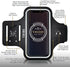 TRIBE Water Resistant Cell Phone Armband Case Running Holder for iPhone Pro Max Plus Mini SE (13/12/11/X/XS/XR/8/7/6/5) Galaxy S Ultra Plus Edge Note (21/20/10/9/8/7/6/5) Adjustable Strap & Key Pocket