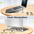ZELMINE Computer Keyboard/Calculator/Laptop Stand, Portable Anti-Slip, Zinc Alloy,Keyboard Stands Compatible with MacBook Air/Pro, Lenovo, Dell XPS, HP, 10-15.6 Inches Laptops and Keyboards?Grey?