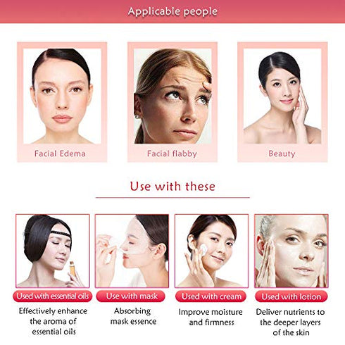 Deciniee Rose Quartz Face Roller,Authentic Jade Roller for Face Massage Gift Set,Anti-aging Facial Roller Jade and Rose Quartz Beauty Eye Roller-Rejuvenate Skin and Remove Wrinkles