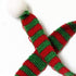 BESTOYARD 8pcs Mini Christmas Scarf Christmas Pet Scarf for Dog Cat and Wine Bottle Decoration for Xmas Party Holiday Dinner Table Ornament