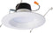 Halo LT560WH6930R-CA 5 in. and 6 Integrated LED Recessed Retrofit Downlight Trim, 90 CRI, Title 20 Compliant, 5 inch and 6 inch, 3000K Soft White