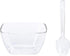Kingrol 100 Ct Mini Dessert Cups with Spoons, 2 Ounces Disposable Bowls for Mousse, Puddings, Appetizers, Entrees, Sundaes