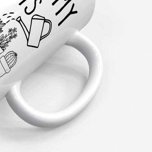 Kettle plant cup I WET MY PLANTS - 11 Oz Funny Coffee Mug, Funny Novelty Coffee Mug, Funny Gifts for Women, Gag Gifts, Funny Birthday or Christmas Gift, White Elephant Gag Gifts