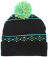 Bioworld Adult Swim Rick and Morty Magic Jacquard Pom Beanie Hat Black