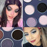 DE'LANCI Smokey Grey Goth Black Eyeshadow Palette, Pigmented Velvety Matte Shimmer Neutral Silver Eyeshadow Pallet,Long-Lasting Natural Nude Brown Dark Small Makeup Palette Eye Shadow, Cruelty Free…