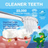 brush-baby KidzSonic Toddler and Kid Electric Toothbrush for Ages 3+ Years - Disco Lights, Gentle Vibration, and Smart Timer Provide a Fun Brushing Experience - 2 Brush Heads Included - Dinosaur