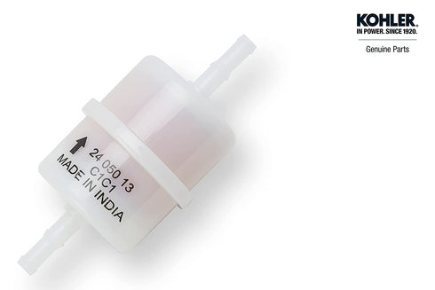 KOHLER 24 050 13-S Engine Fuel Filter 15 Micron With 1/4-Inch Inside Diameter