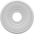 Ekena Millwork CMP13BE Berkshire PVC Thermoformed Ceiilng Medallions, 13"OD x 3 1/2"ID x 3/4"P (Fits Canopies up to 5 3/4"), Unfinished