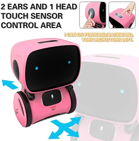 98K Kids Robot Toy, Smart Talking Robots Intelligent Partner and Teacher with Voice Control and Touch Sensor, Singing, Dancing, Repeating, Gift for Boys and Girls of Age 3 and Up