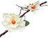 6.1 Ft Artificial Magnolia Flower Garland Hanging for Wedding Arch Wall Backdrop Home Garden Decoration (White)