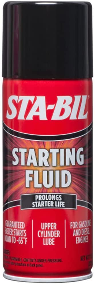 STA-BIL (22004 Starting Fluid - Prolongs Starter Life - Upper Cylinder Lube - for Gasoline and Diesel Engines - Guaranteed Faster Starts Down to -65°F, 11 oz.