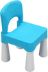 Plastic Kids Chair, Durable and Lightweight, 9.3" Height Seat, Indoor or Outdoor Use for Boys Girls Aged 2+ Blue