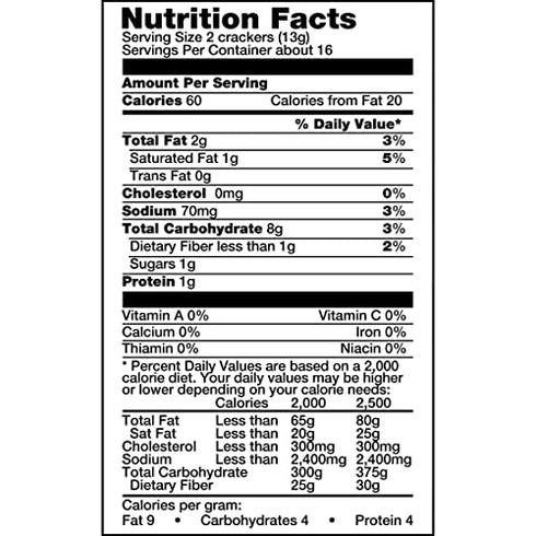 Carr's Entertainment Crackers, Snack Crackers, Party Snacks, Variety Pack, 7.05oz Box (1 Box)