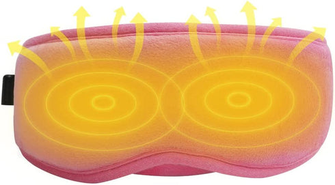 ARRIS Electric USB Heated Eye Mask with 5 Temperature Control, Pink
