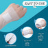 4 Rolls Non-Woven Cover Stretch Tape Breathable Non-Woven Tape Protective Adhesive Bandage Roll Film, 2 Inch x 5.47 Yard, 4 inch x 5.47 Yard