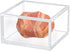 AITEE Acrylic Box with Lid, Clear Cube Display Case, Multi-Purpose Box Square Container for Holding Staples, Highlighters, Adhesive Tape, Paper Clips, Stamps, Display in Office or Home (Medium)